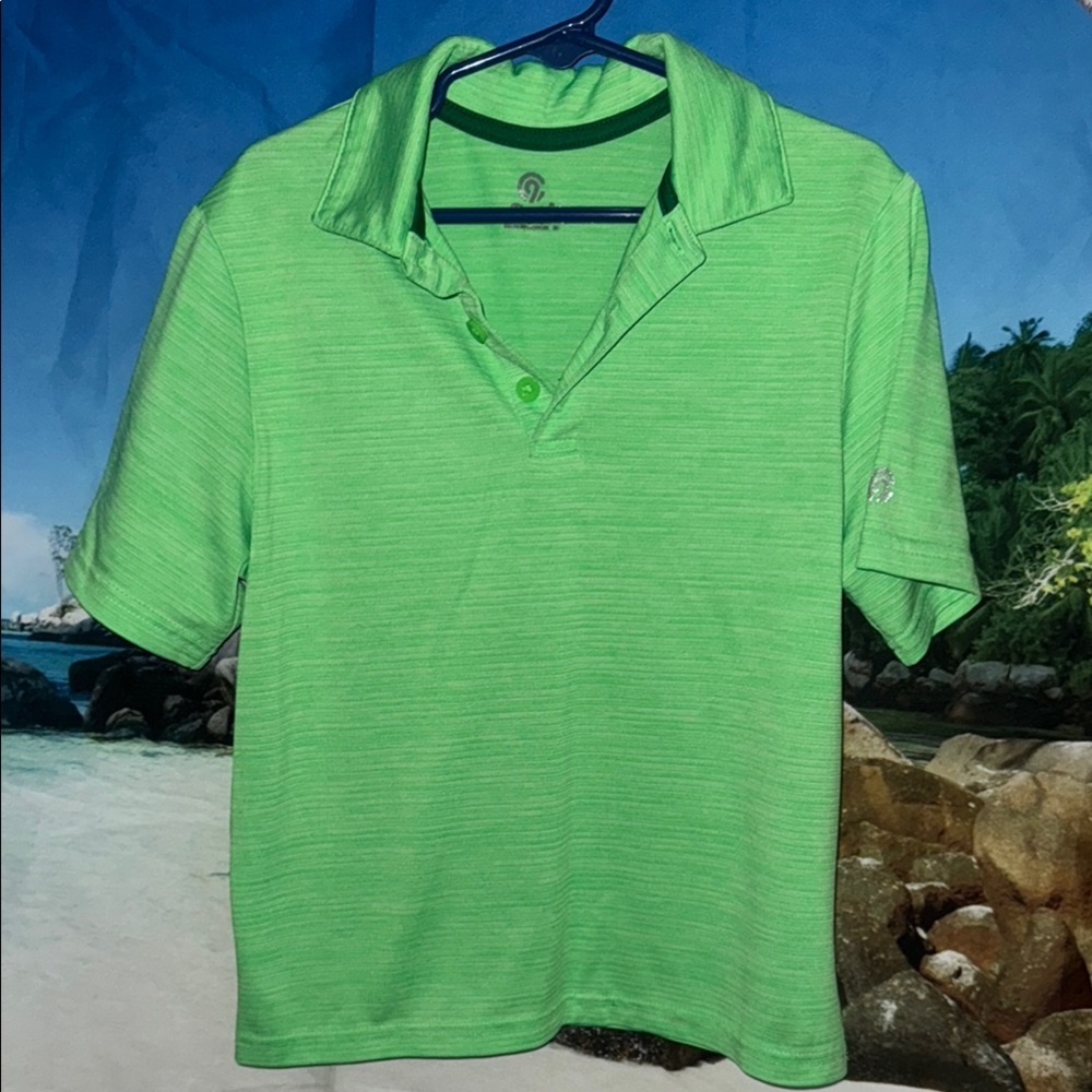 Champion Vibrant Green Polo Shirt